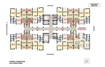 Project Image of 872.0 - 1353.0 Sq.ft 2 BHK Apartment for buy in Nanded Asawari