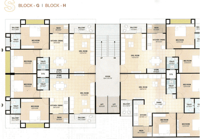 Project Image of 609.34 - 695.03 Sq.ft 2 BHK Apartment for buy in KV Satva Shiv Elegance