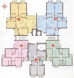 Project Image of 0.0 - 1500.0 Sq.ft 3 BHK Apartment for buy in ABAD Bay Pride Towers