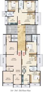 Project Image of 955.0 - 995.0 Sq.ft 2 BHK Apartment for buy in Swadesh Manas 21