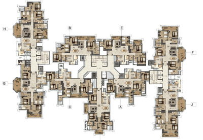 Project Image of 2920.0 - 6879.0 Sq.ft 3 BHK Apartment for buy in Prestige Leela Residences