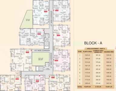 Project Image of 1465 Sq.ft 3 BHK Apartment / Flat for sale in Kothapet for Rs. 9522500
