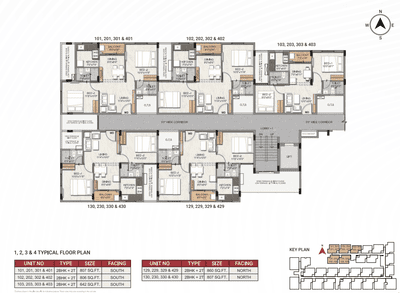 Project Image of 807.0 - 984.0 Sq.ft 2 BHK Apartment for buy in DAC Millennium
