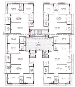 Project Image of 795.67 - 893.84 Sq.ft 3 BHK Apartment for buy in Uptown View