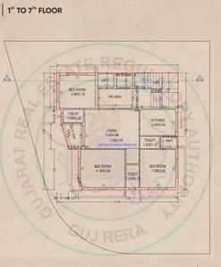 Project Image of 0.0 - 894.8 Sq.ft 3 BHK Apartment for buy in Dwarkesh Heights