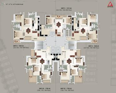 Project Image of 1212.0 - 1757.0 Sq.ft 2 BHK Apartment for buy in Artech Rio