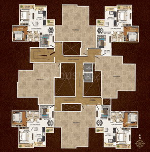 Project Image of 499.77 - 561.23 Sq.ft 1 BHK Apartment for buy in Siddhivinayak Monarch Residency