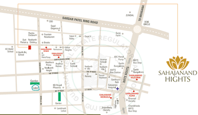 Shivam Sahajanand Heights Location Plan 1