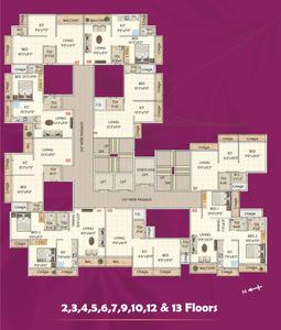 Project Image of 317.1 - 516.56 Sq.ft 1 BHK Apartment for buy in Chaitanya Pralhad