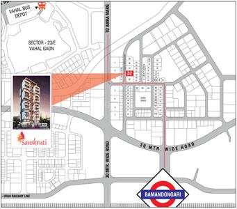 Project Image of 469.0 - 475.0 Sq.ft 2 BHK Apartment for buy in VR Sanskruti