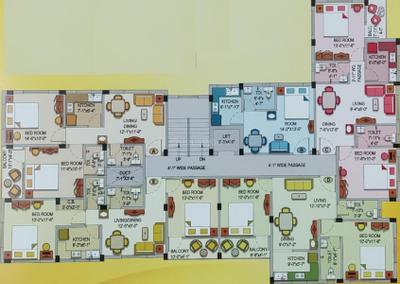 Project Image of 337.0 - 775.0 Sq.ft 1 BHK Apartment for buy in Sarathi Apartment