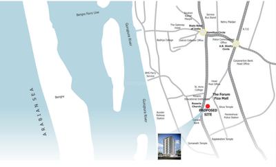 Project Image of 1345.0 - 1695.0 Sq.ft 2 BHK Apartment for buy in MK Oceanus
