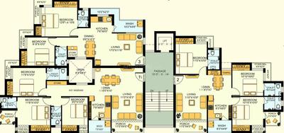 Project Image of 629.58 - 851.21 Sq.ft 2 BHK Apartment for buy in Shreeji 7
