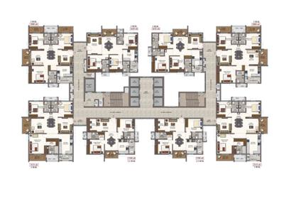 Project Image of 884.67 - 1753.36 Sq.ft 2 BHK Apartment for buy in Visions Arsha