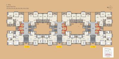 Project Image of 824.3 - 1022.36 Sq.ft 3 BHK Apartment for buy in Vrunda Shlok