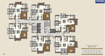 Project Image of 852.61 - 1675.0 Sq.ft 2 BHK Apartment for buy in Honer Aquantis