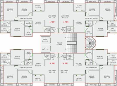 Project Image of 1276.0 - 1295.0 Sq.ft 3 BHK Apartment for buy in Avadh Sky