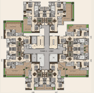 Project Image of 0.0 - 1106.0 Sq.ft 2.5 BHK Apartment for buy in Provident Capella