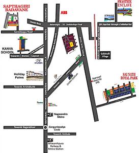 Sapthagiri Tirumala Enclave Location Plan 1