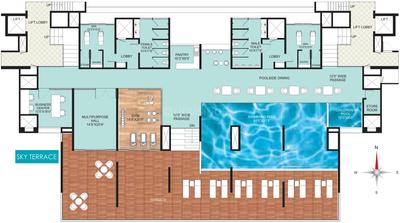 Project Image of 3250 Sq.ft 3.5 BHK Apartment / Flat for sale in Kharadi for Rs. 38100000