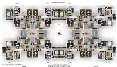 Project Image of 471.0 - 760.0 Sq.ft 1.5 BHK Apartment for buy in Mind MSR Seasons