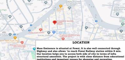 Project Image of 433.78 - 1058.53 Sq.ft 1 BHK Apartment for buy in Mass Eminence