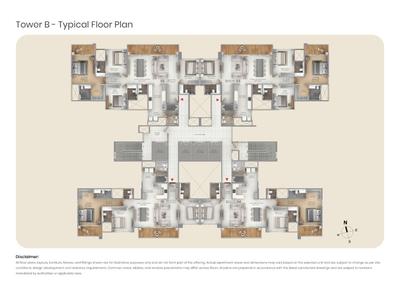 Project Image of 1864.0 - 5324.0 Sq.ft 3 BHK Apartment for buy in Purva Silversky