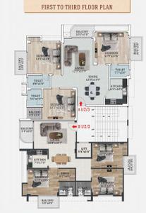 Project Image of 1325.0 - 1720.0 Sq.ft 3 BHK Apartment for buy in Percept Edifice