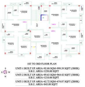 Project Image of 845.0 - 1250.0 Sq.ft 2 BHK Apartment for buy in Vasundhara Manor