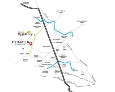 Project Image of 801.0 - 883.0 Sq.ft 2 BHK Apartment for buy in Somani Pyramid Residency