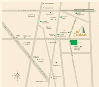 Project Image of 665.53 - 877.15 Sq.ft 2 BHK Apartment for buy in PMS Al Makkah Heights