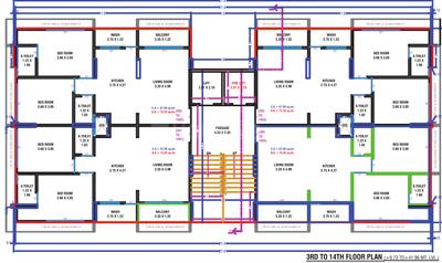 Project Image of 666.72 - 730.76 Sq.ft 2 BHK Apartment for buy in Eden Evoq And Empire