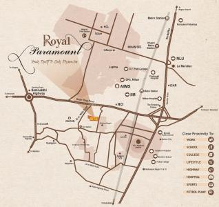Project Image of 1348.18 - 3698.05 Sq.ft Residential Plot Plot for buy in Royal Paramount Sector C