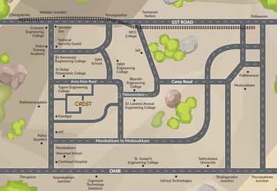 Project Image of 192.0 - 476.0 Sq.ft 1 BHK Apartment for buy in Vijay Shanthi Crest