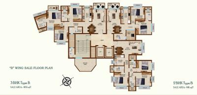 Project Image of 681.0 - 1177.0 Sq.ft 2 BHK Apartment for buy in Heritage Lakeside