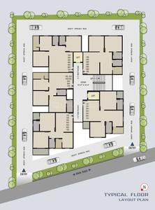 Project Image of 561.02 - 602.24 Sq.ft 2 BHK Apartment for buy in Krishna Residency