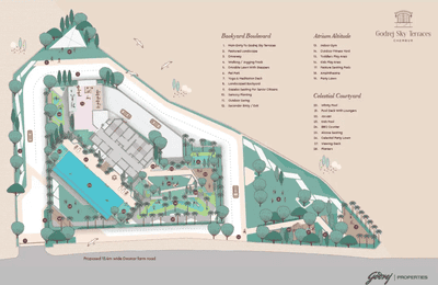 Project Image of 1335.0 - 2073.0 Sq.ft 3 BHK Apartment for buy in Godrej Sky Terraces