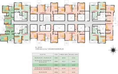 Project Image of 305.0 - 576.0 Sq.ft 1 BHK Apartment for buy in Maheshwari Axisa D Wing