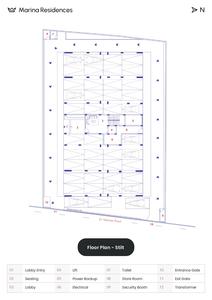 Project Image of 1569.0 - 1572.0 Sq.ft 3 BHK Apartment for buy in Marina Residences