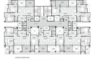 Project Image of 890.0 - 959.0 Sq.ft 2 BHK Apartment for buy in Saarrthi Shivalik