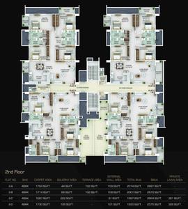 Project Image of 2575.0 - 2687.0 Sq.ft 4 BHK Apartment for buy in Sapphire Tower