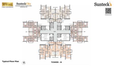 Project Image of 968.0 - 1088.0 Sq.ft 3 BHK Apartment for buy in Sunteck City Avenue