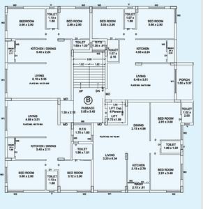 Project Image of 623.12 - 690.5 Sq.ft 2 BHK Apartment for buy in Balaji Opec prime