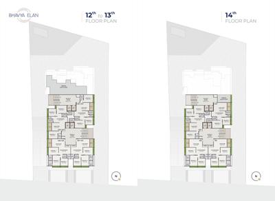 Project Image of 639.81 - 870.8 Sq.ft 2 BHK Apartment for buy in Shyam Bhavya Elan