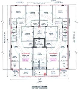 Project Image of 0.0 - 860.25 Sq.ft 3 BHK Apartment for buy in Jalaram Paarijat Greens