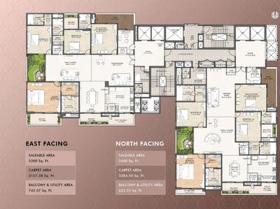 Project Image of 5300.0 - 5400.0 Sq.ft 4 BHK Apartment for buy in Auro The Pearl Phase II