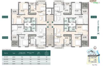 Project Image of 1309.0 - 1696.0 Sq.ft 2 BHK Apartment for buy in Ashray Vihar Phase II