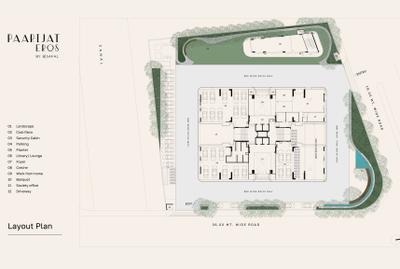Project Image of 0.0 - 1832.99 Sq.ft 4 BHK Apartment for buy in Paarijat Eros