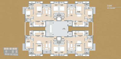 Project Image of 950.0 - 1075.0 Sq.ft 3 BHK Apartment for buy in Oscar Sky Park