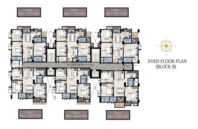 Project Image of 1003.99 - 2377.31 Sq.ft 2 BHK Apartment for buy in Savoy Binni Onyx